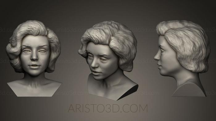 Busts and bas-reliefs of famous people (BUSTC_0404) 3D model for CNC machine